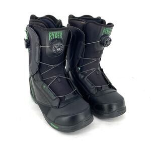 K2 Ryker Boa Lace Snowboard Boots Black Men's Size 13